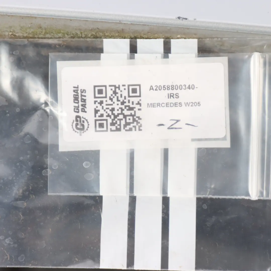 Front Bumper Trim Panel Cover Iridium Silver Metallic - 775 to Mercedes W205 with Part number A2058800340 Mercedes W205 Front Bumper Trim Panel Cover Iridium Silver Metallic - 775 - SKU A2058800340-IRS - Part number A2058800340