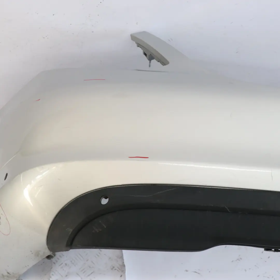 Bumper Rear Trim Panel Diamond Silver Metallic - 988 to Mercedes W205 with Part number A2058800347 Mercedes W205 Bumper Rear Trim Panel Diamond Silver Metallic - 988 - SKU A2058800347-DSI - Part number A2058800347