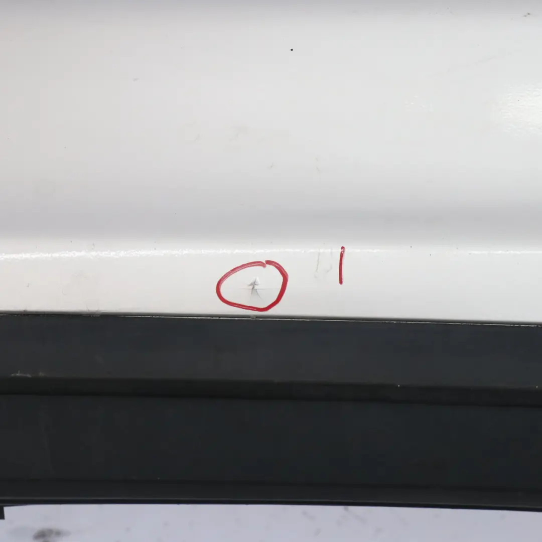 Bumper Rear Trim Panel Diamond Silver Metallic - 988 to Mercedes W205 with Part number A2058800347 Mercedes W205 Bumper Rear Trim Panel Diamond Silver Metallic - 988 - SKU A2058800347-DSI - Part number A2058800347