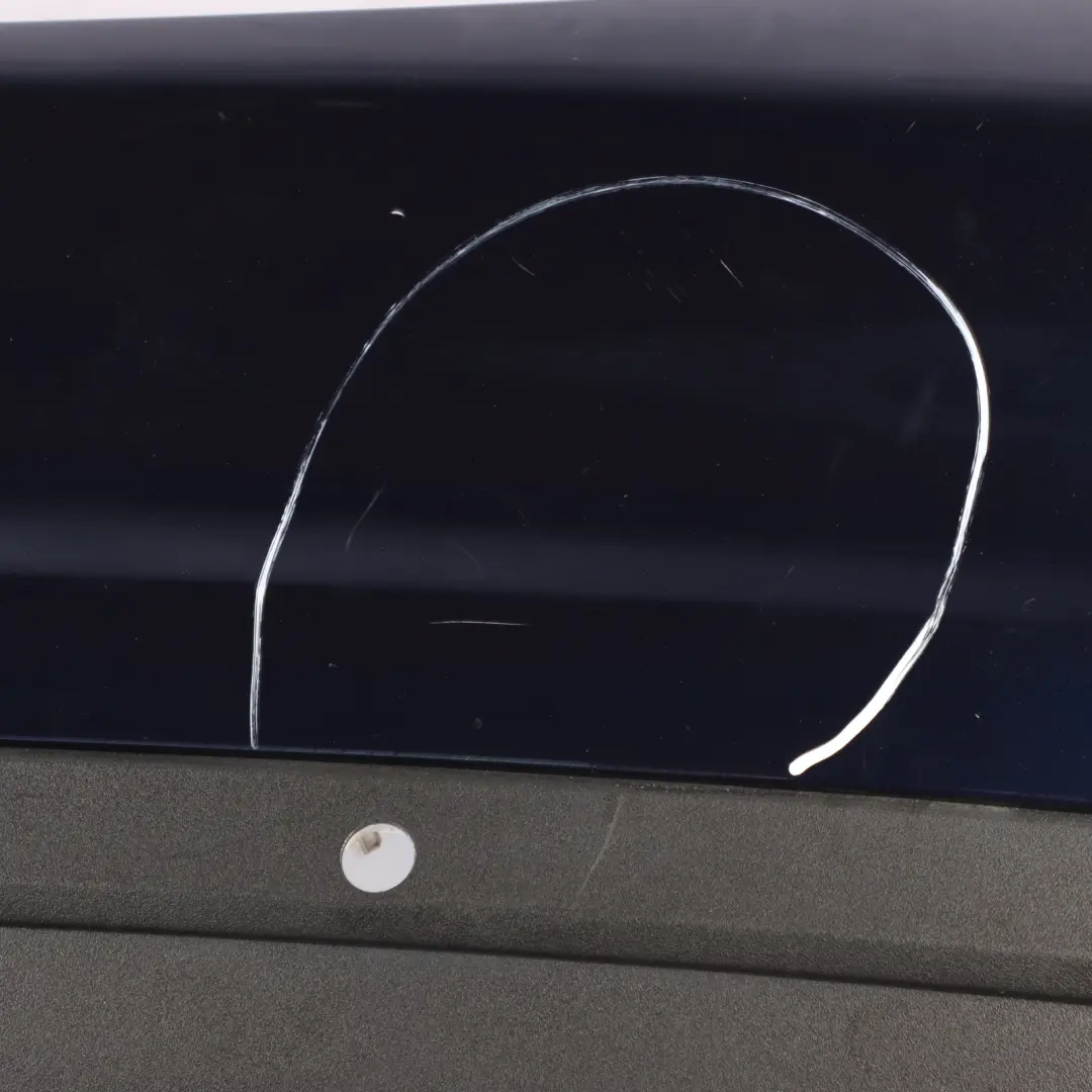 Mercedes W205 Bumper Rear Trim Panel Cover Cavansite Blue Metallic - 890 - SKU A2058800447-CVB - Part number A2058800447