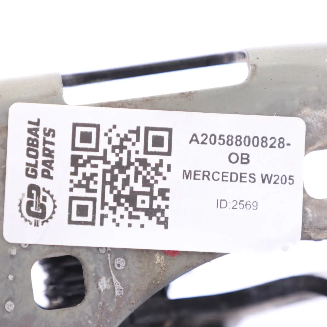 Engine Hood Hinge Mercedes W205 Left N/S Obsidian Black 197 - SKU A2058800828-OB - Part number A2058800828