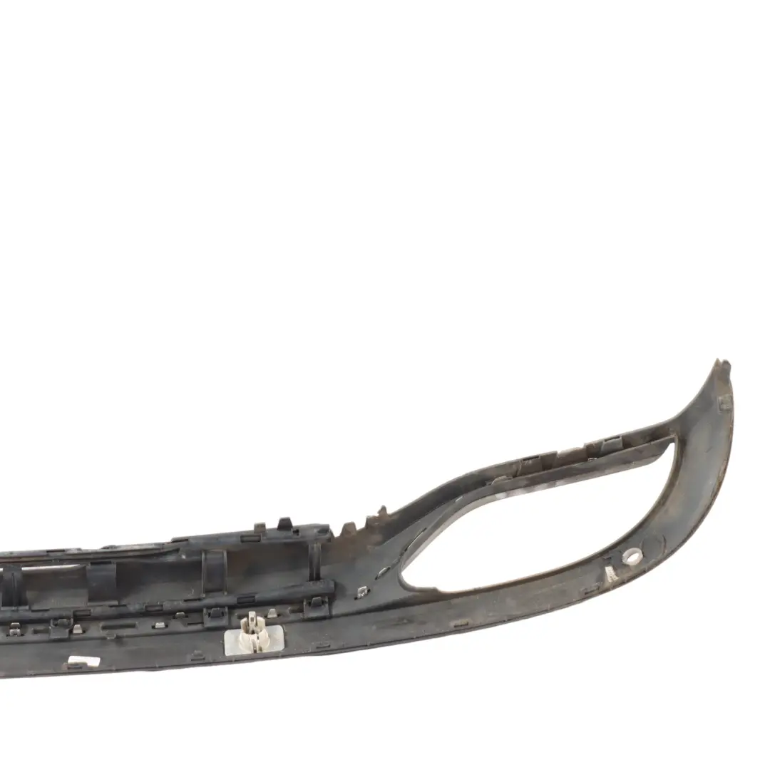 Lower Bumper Trim Panel Cover to Mercedes W205 Rear with Part number A2058851638 Mercedes W205 Rear Lower Bumper Trim Panel Cover - SKU A2058851638 - Part number A2058851638