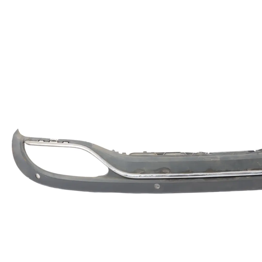 Lower Bumper Trim Panel Cover to Mercedes W205 Rear with Part number A2058851638 Mercedes W205 Rear Lower Bumper Trim Panel Cover - SKU A2058851638 - Part number A2058851638