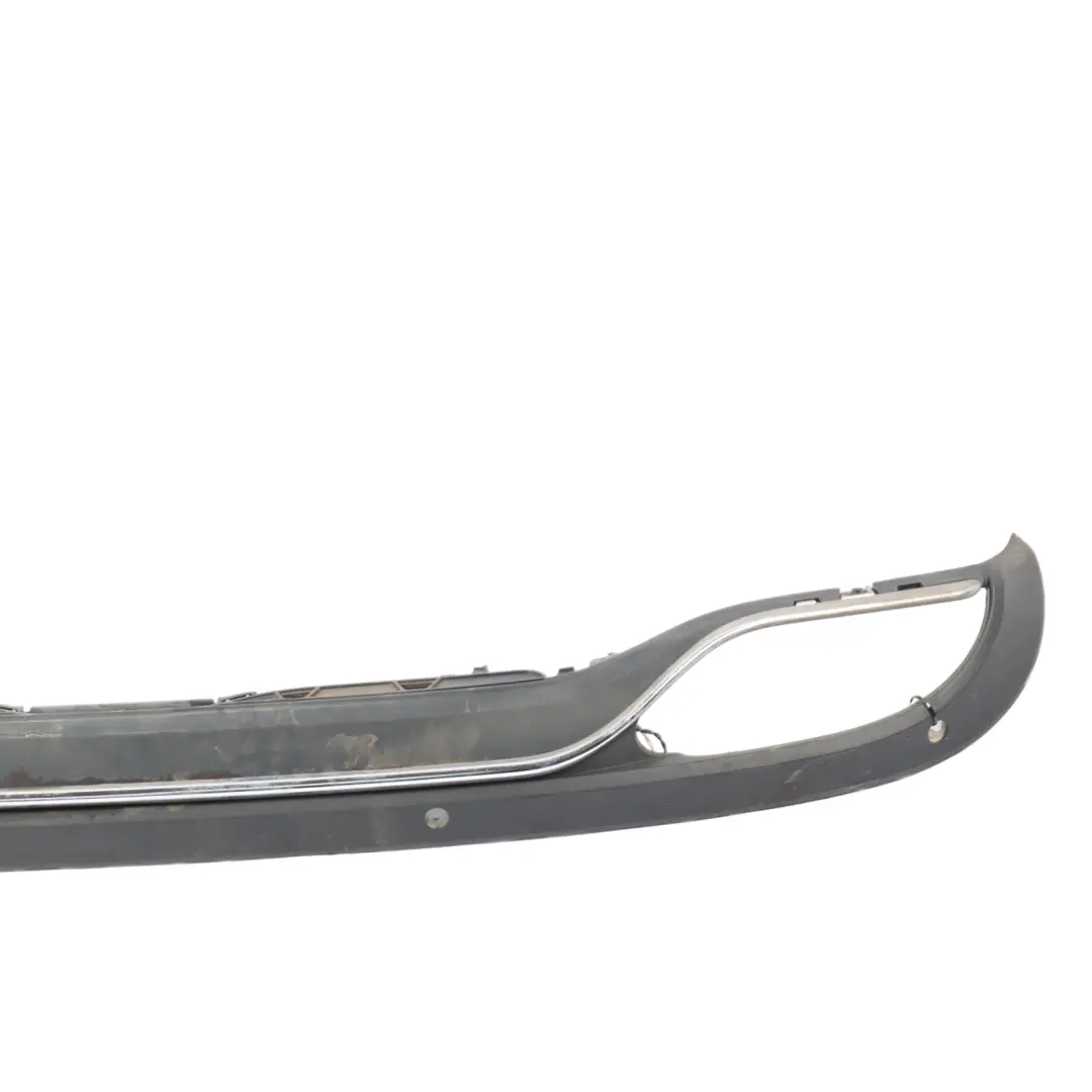 Lower Bumper Trim Panel Cover to Mercedes W205 Rear with Part number A2058851638 Mercedes W205 Rear Lower Bumper Trim Panel Cover - SKU A2058851638 - Part number A2058851638