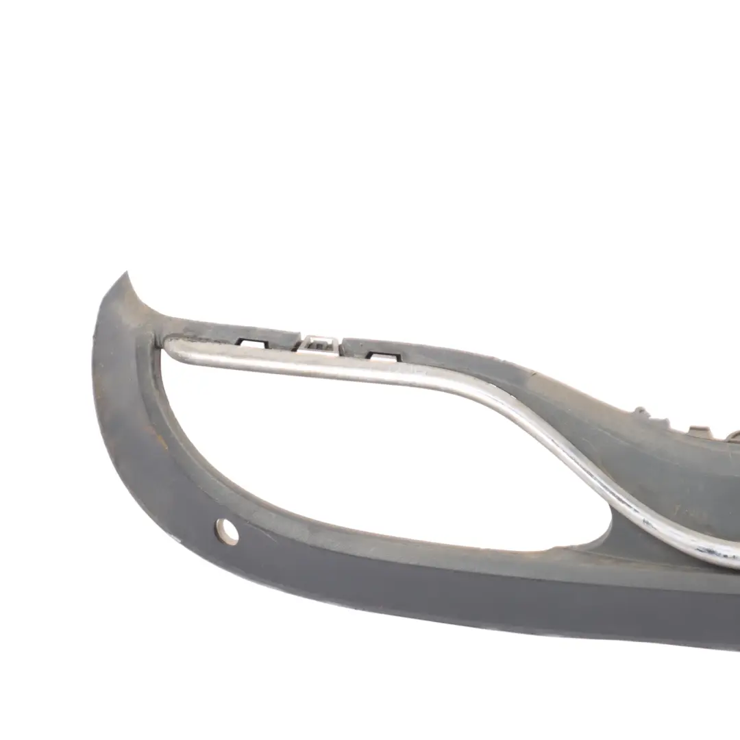 Lower Bumper Trim Panel Cover to Mercedes W205 Rear with Part number A2058851638 Mercedes W205 Rear Lower Bumper Trim Panel Cover - SKU A2058851638 - Part number A2058851638