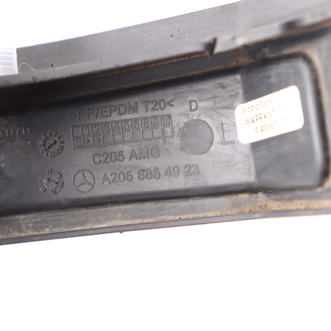 Inserto paraurti posteriore Mercedes W205 AMG Staffa paraurti per con numero di parte A2058854923 Inserto paraurti posteriore Mercedes W205 AMG Staffa paraurti - SKU A2058854923 - Numero di parte A2058854923