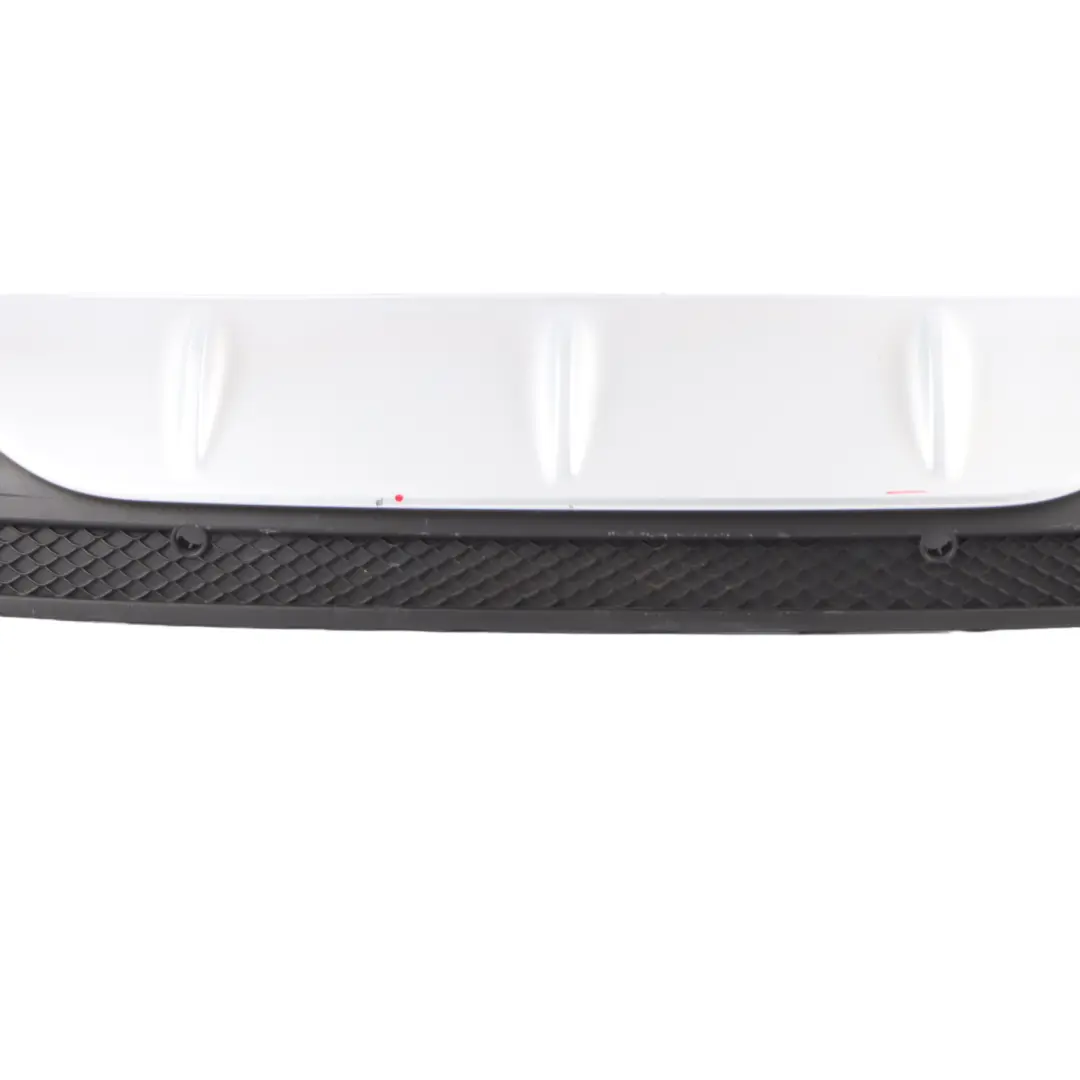 Bumper Lower Diffuser Trim Panel Cover Silver to Mercedes W205 AMG Rear with Part number A2058857338 Mercedes W205 AMG Rear Bumper Lower Diffuser Trim Panel Cover Silver - SKU A2058857338-IRS - Part number A2058857338