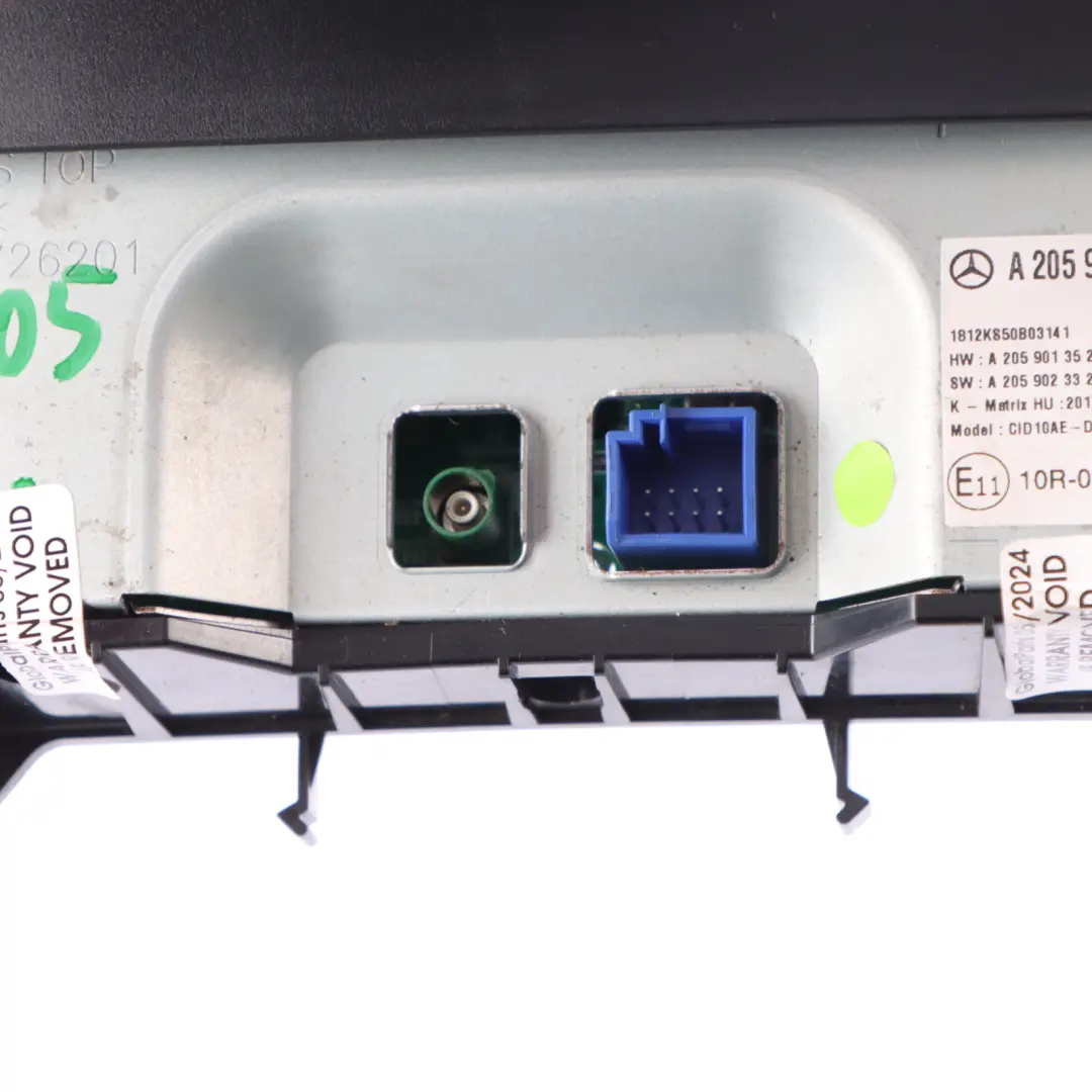 Central Display Mercedes W205 X253 Dashboard Infotainment Screen M to with Part number A2059000441 Central Display Mercedes W205 X253 Dashboard Infotainment Screen M - SKU A2059000441-1 - Part number A2059000441