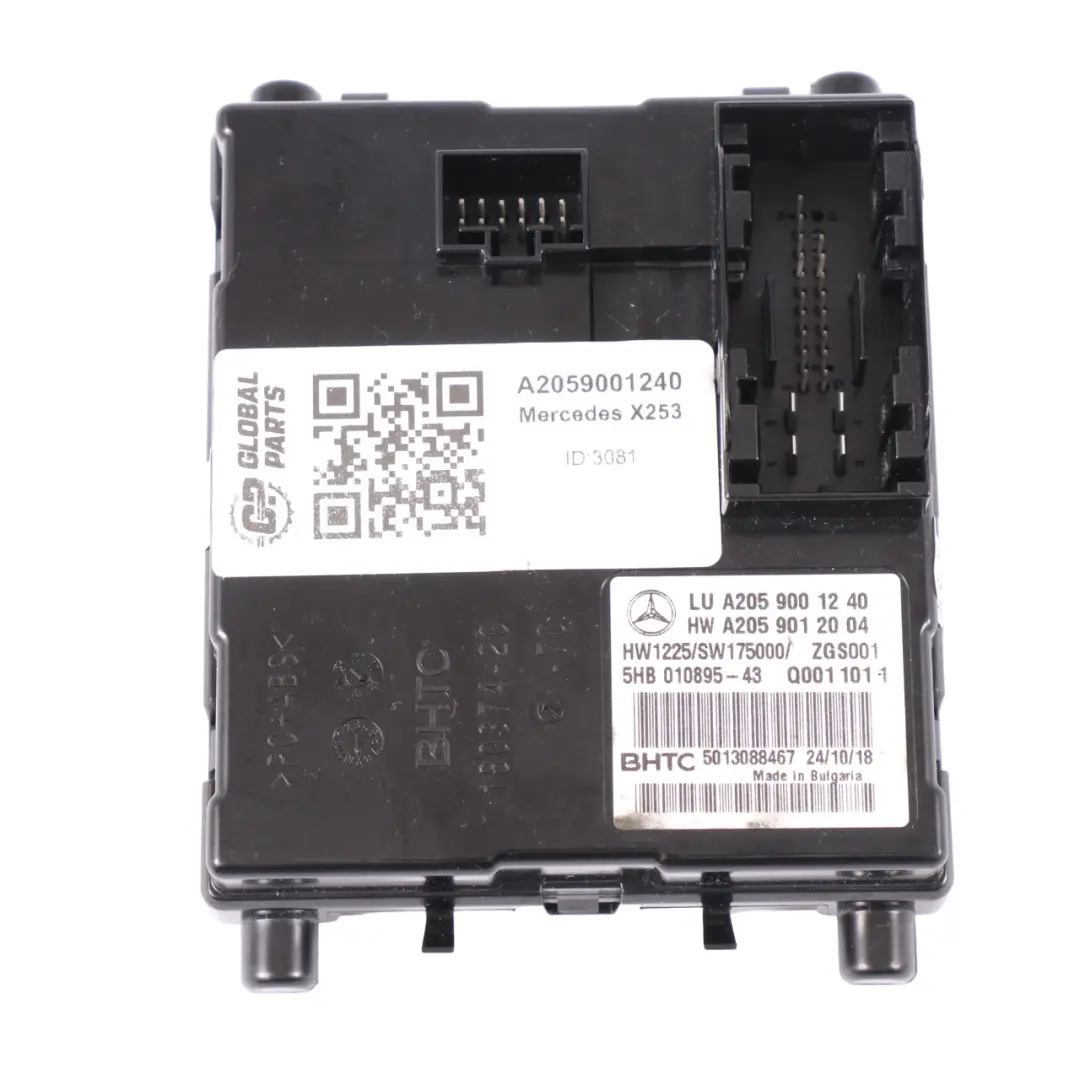 Moduł Sterownik Klimatyzacji Mercedes GLC 220d X253 - SKU A2059001240 - Numer Części A2059001240