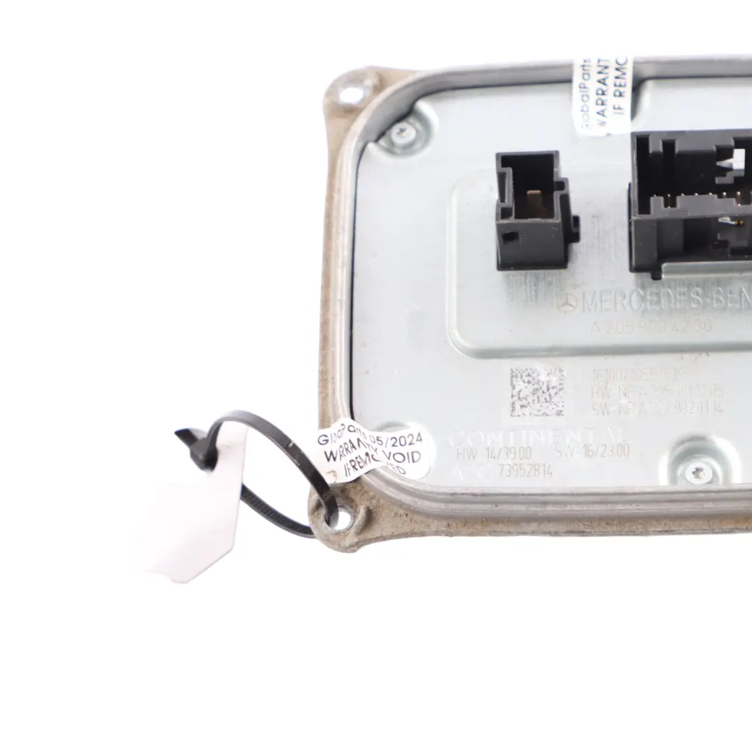  Headlight Module Mercedes W205 LED Ballast Control Unit Module - SKU A2059004230-1 - Part number A2059004230