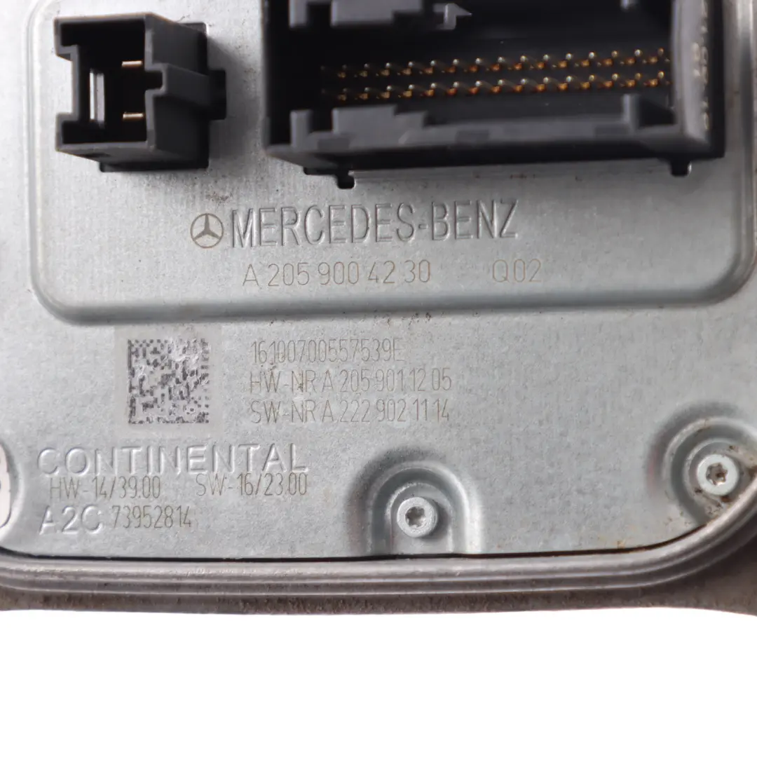  Headlight Module Mercedes W205 LED Ballast Control Unit Module - SKU A2059004230-1 - Part number A2059004230
