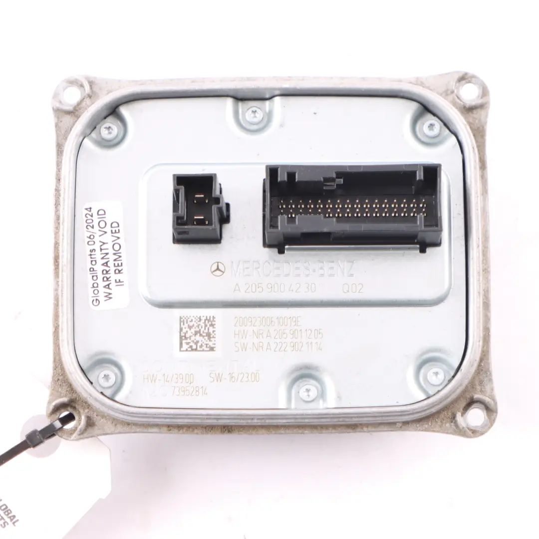 Mercedes W205 Headlight Module Ballast Control Module Front Left N/S - SKU A2059004230 - Part number A2059004230