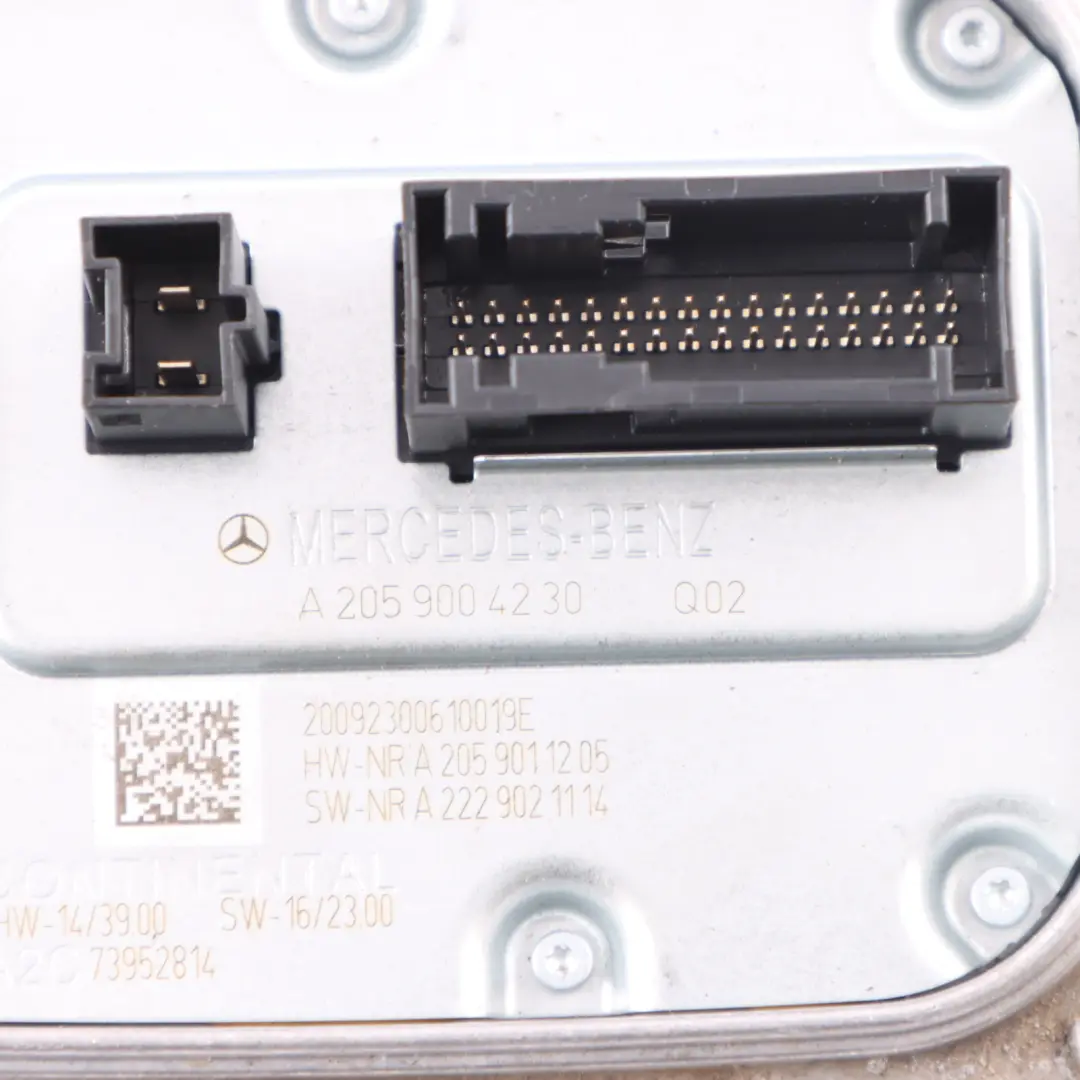 Scheinwerfer Modul Ballast Steuergerät Modul für Mercedes W205 mit Teilenummer A2059004230 Mercedes W205 Scheinwerfer Modul Ballast Steuergerät Modul - SKU A2059004230 - Teilenummer A2059004230