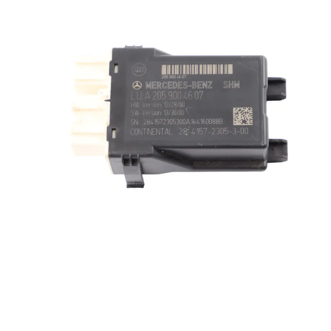 Modulo Sedile Anteriore Controllo Memoria per Mercedes W205 S205 W447 con numero di parte A2059004607 Mercedes W205 S205 W447 Modulo Sedile Anteriore Controllo Memoria - SKU A2059004607 - Numero di parte A2059004607