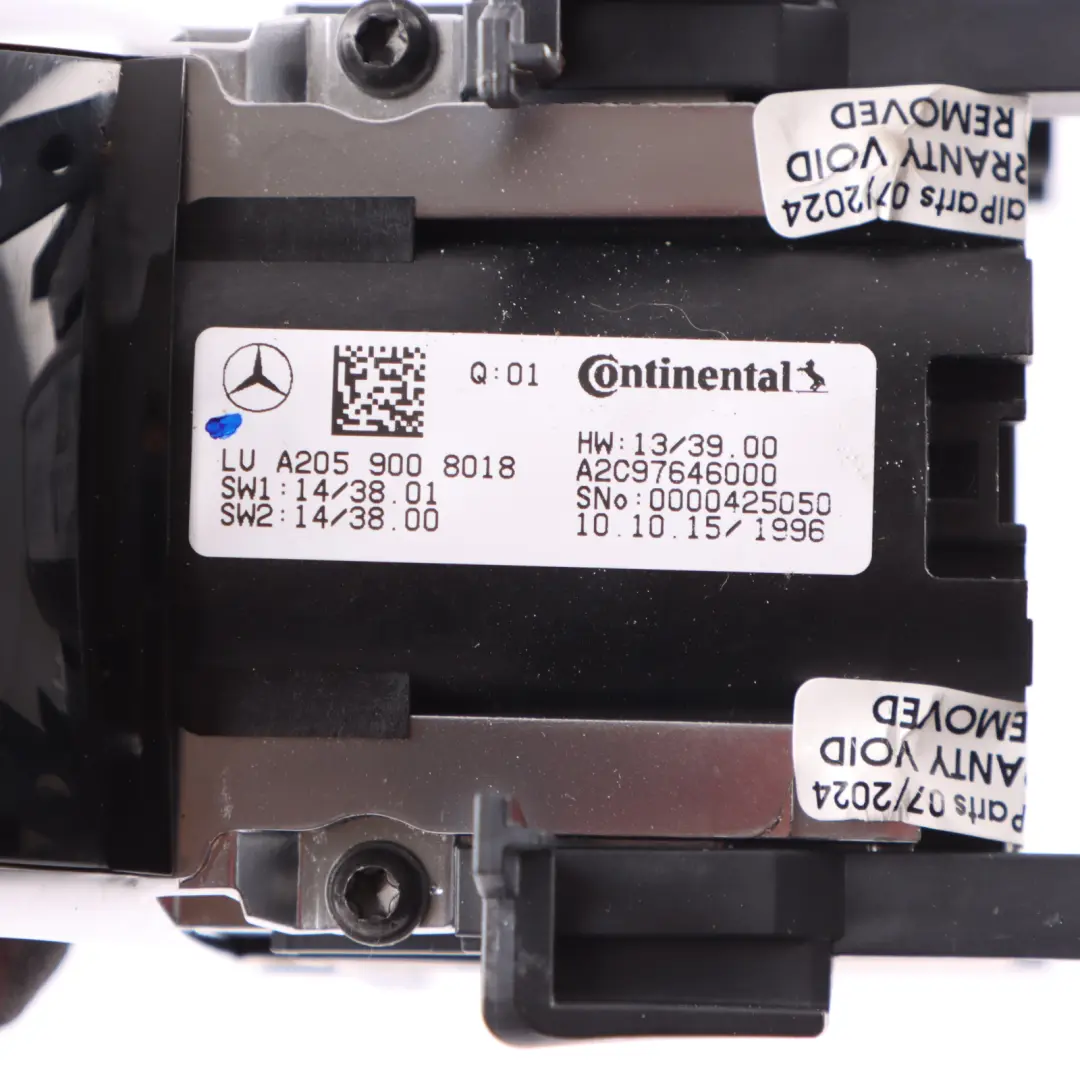  Media Control Mercedes W205 X253 Touch Pad Rotary Button Panel - SKU A2059006015 - Part number A2059006015