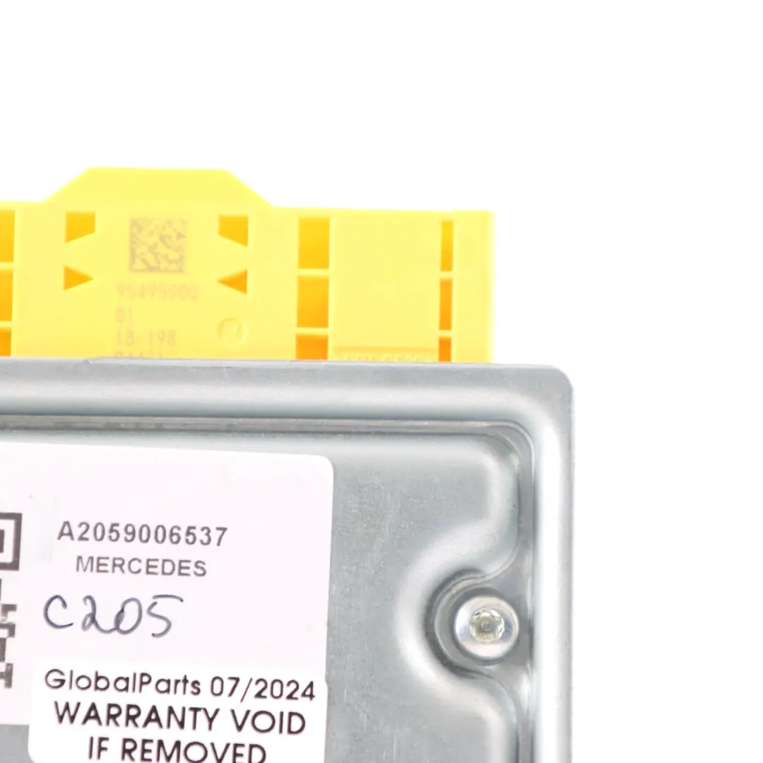 Coupé Modulo di controllo air bag ECU per Mercedes C205 con numero di parte A2059006537 Mercedes C205 Coupé Modulo di controllo air bag ECU - SKU A2059006537 - Numero di parte A2059006537