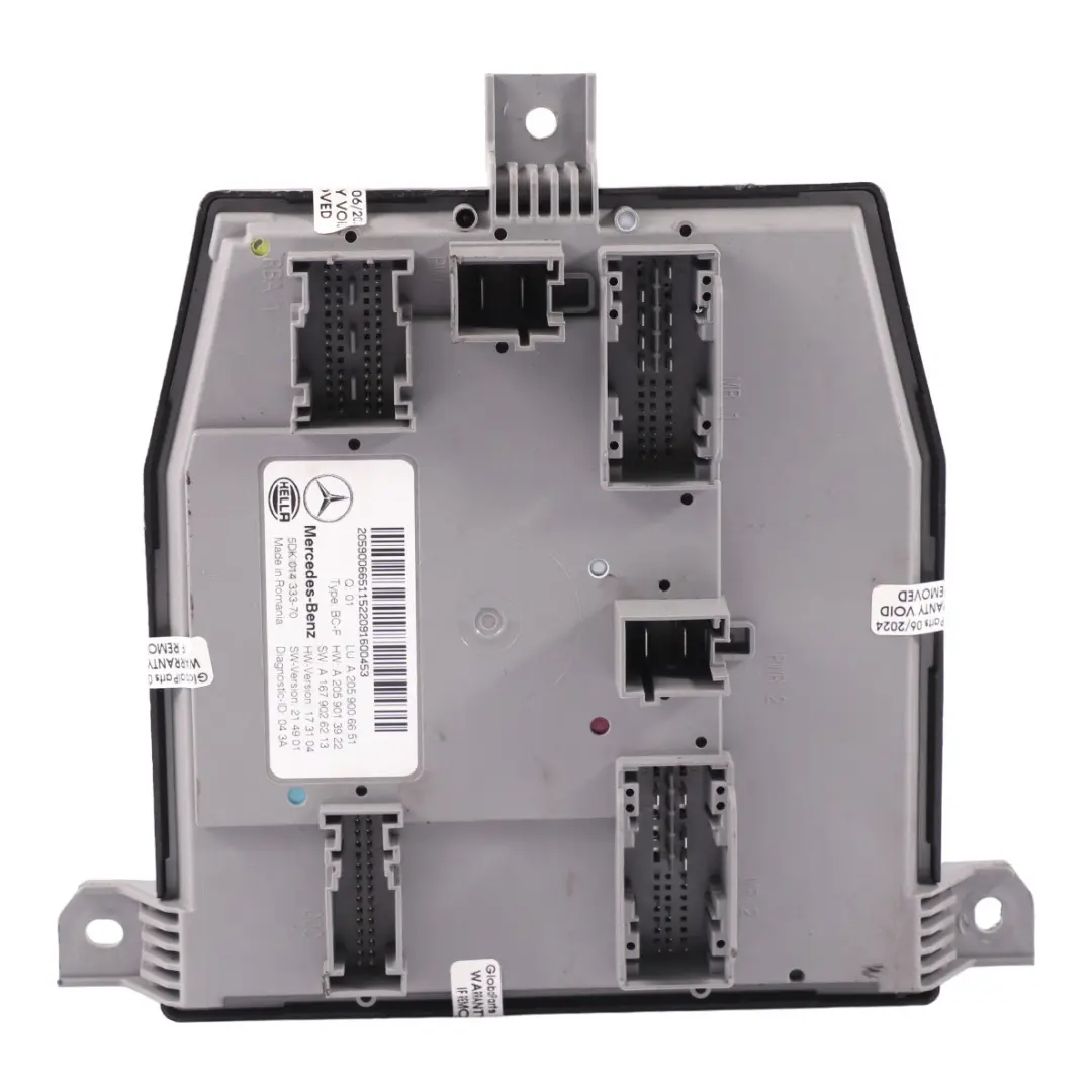 Mercedes C205 GLC C253 Body Control Comfort Module Unit SAM BCM - SKU A2059006651 - Part number A2059006651