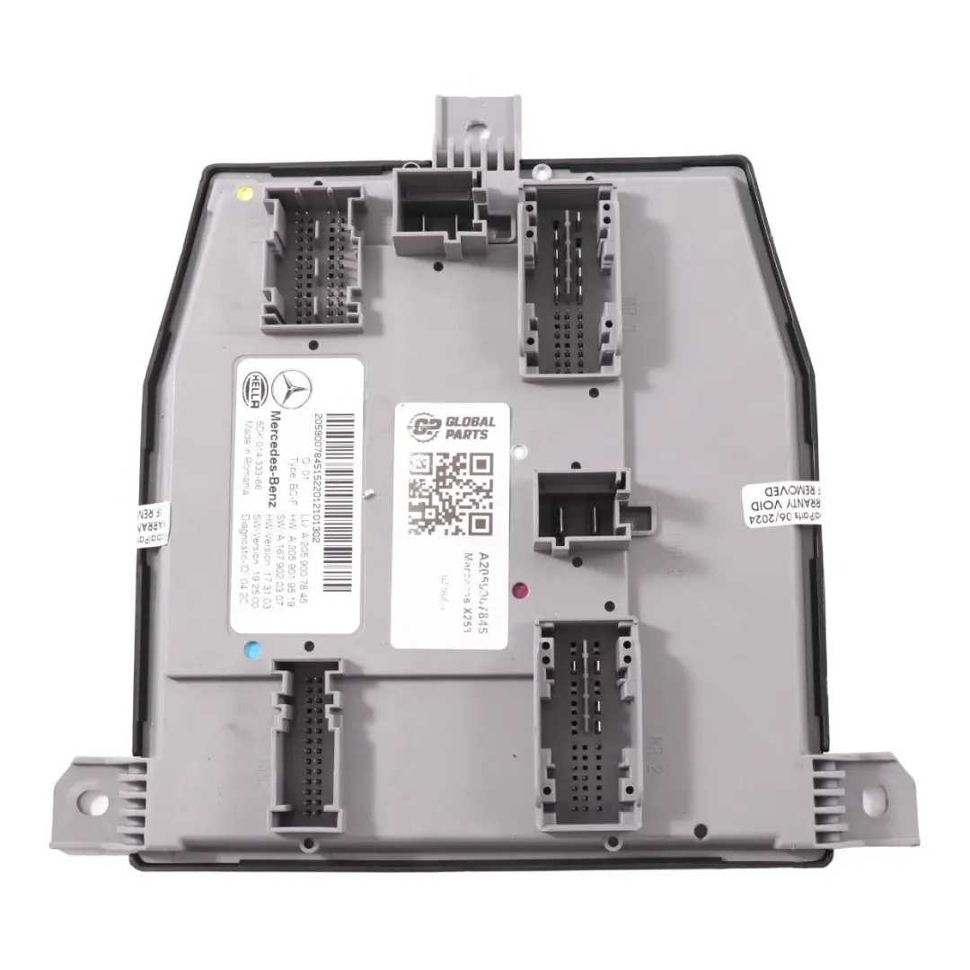 SAM Modul Mercedes W205 GLC X253 Vorderseite Komfort Steuergerät für mit Teilenummer A2059007845 SAM Modul Mercedes W205 GLC X253 Vorderseite Komfort Steuergerät - SKU A2059007845 - Teilenummer A2059007845