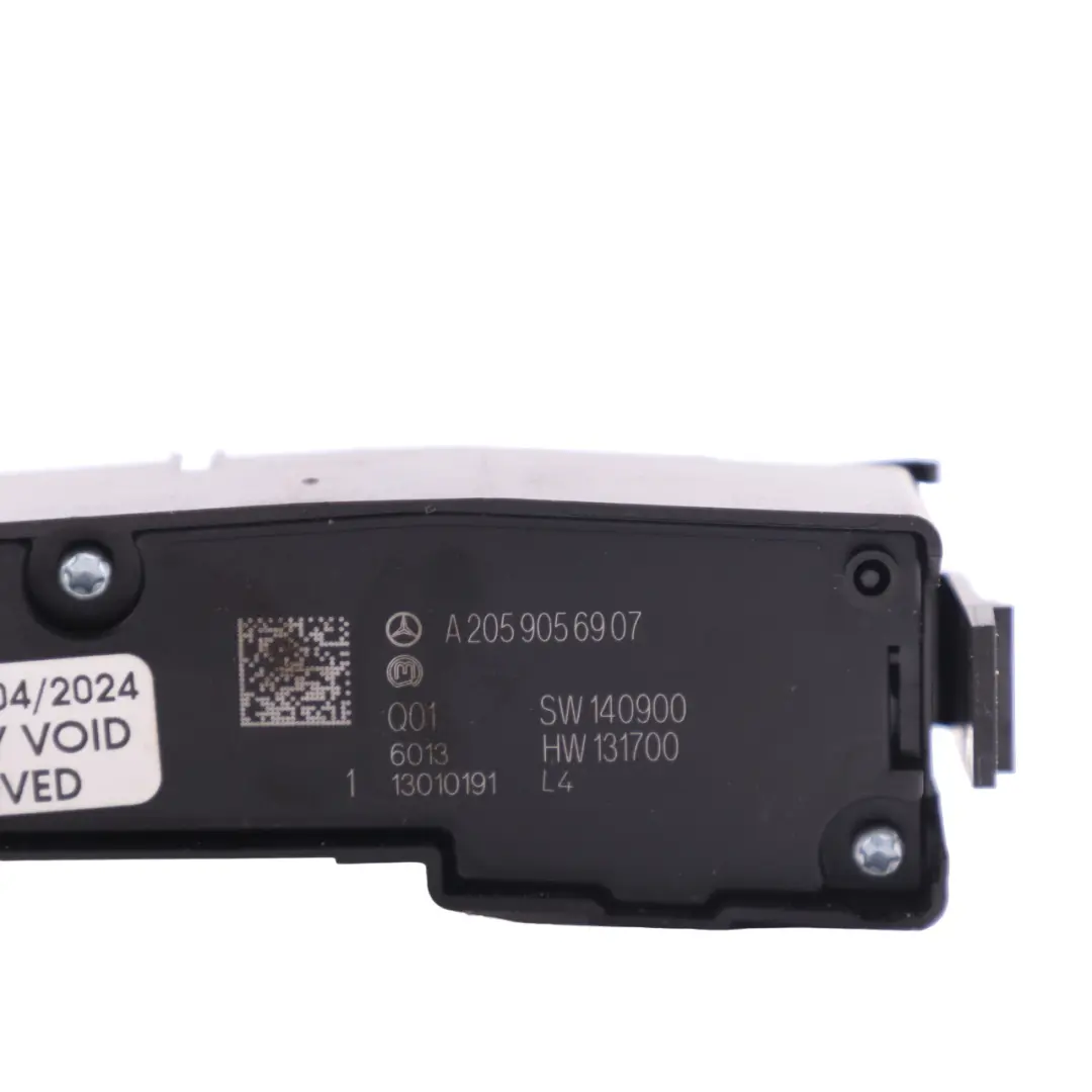 Mercedes W205 PDC Interruttore modalità di guida Console Centrale - SKU A2059056907 - Numero di parte A2059056907