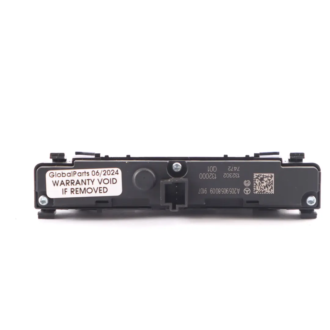 Mercedes W205 PDC Bouton commande du capteur d'aide au stationnement - SKU A2059058009 - Numéro de pièce A2059058009
