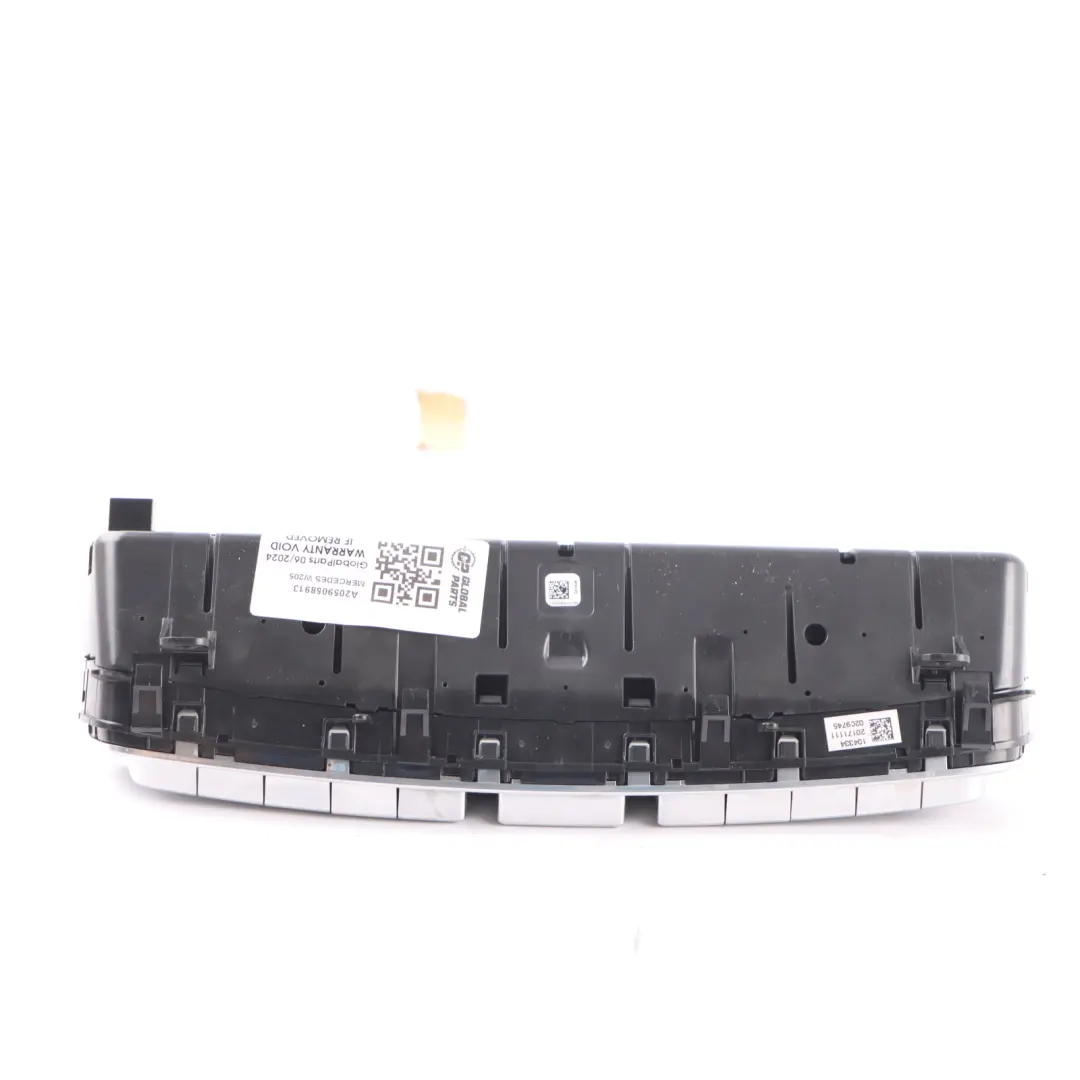Mercedes W205 C253 Klimabedienteil Heizung Schalter Einheit - SKU A2059058913 - Teilenummer A2059058913