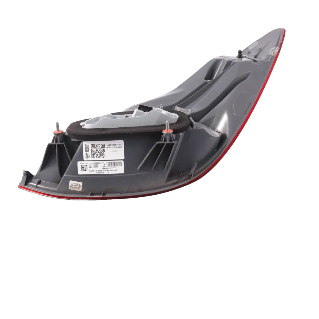 Luz Trasera Luz Trasera Izquierda para Mercedes W205 con número de pieza A2059061157 Mercedes W205 Luz Trasera Luz Trasera Izquierda - SKU A2059061157 - Número de pieza A2059061157
