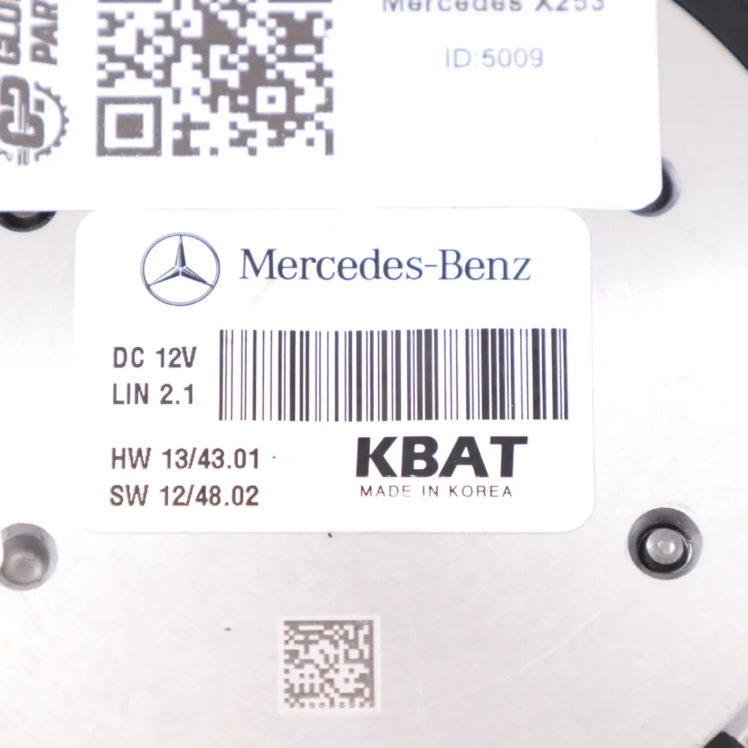 unidad soplado ventilador calefactor Mercedes X253 para Motor de la con número de pieza A2059062601 Motor de la unidad soplado ventilador calefactor Mercedes X253 - SKU A2059062601 - Número de pieza A2059062601