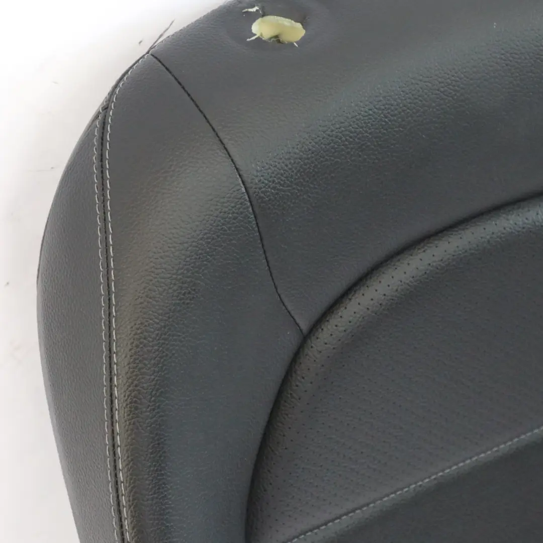 Mercedes W205 Seat Backrest Front Left Right N/O/S Cover Panel Leather Black - SKU A2059100747-2 - Part number A2059100747