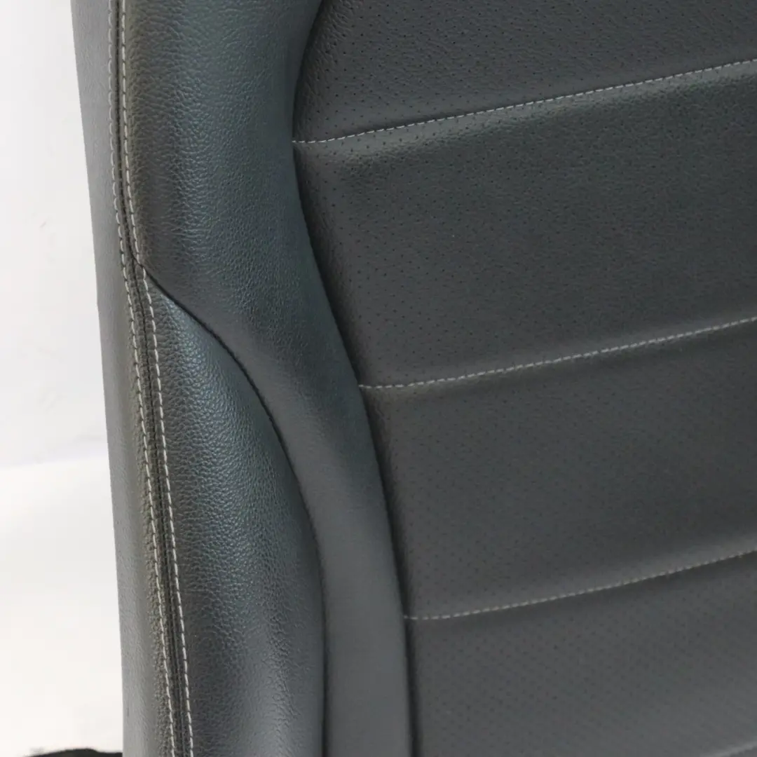 Mercedes W205 Sitzlehne Vorne Links Rechts Abdeckplatte Leder Schwarz - SKU A2059100747-2 - Teilenummer A2059100747