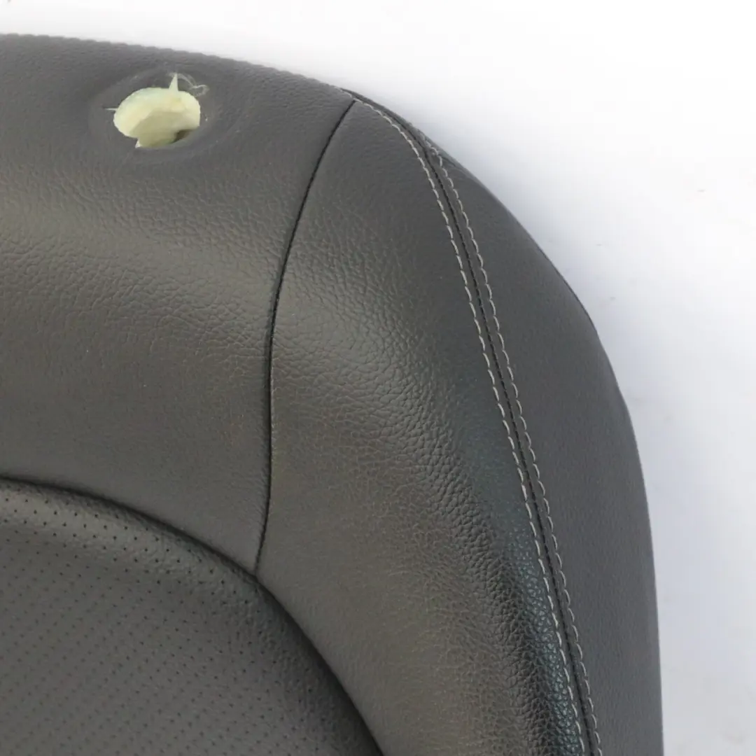 Backrest Front Left Right N/O/S Cover Panel Leather Black to Mercedes W205 Seat with Part number A2059100747 Mercedes W205 Seat Backrest Front Left Right N/O/S Cover Panel Leather Black - SKU A2059100747-2 - Part number A2059100747