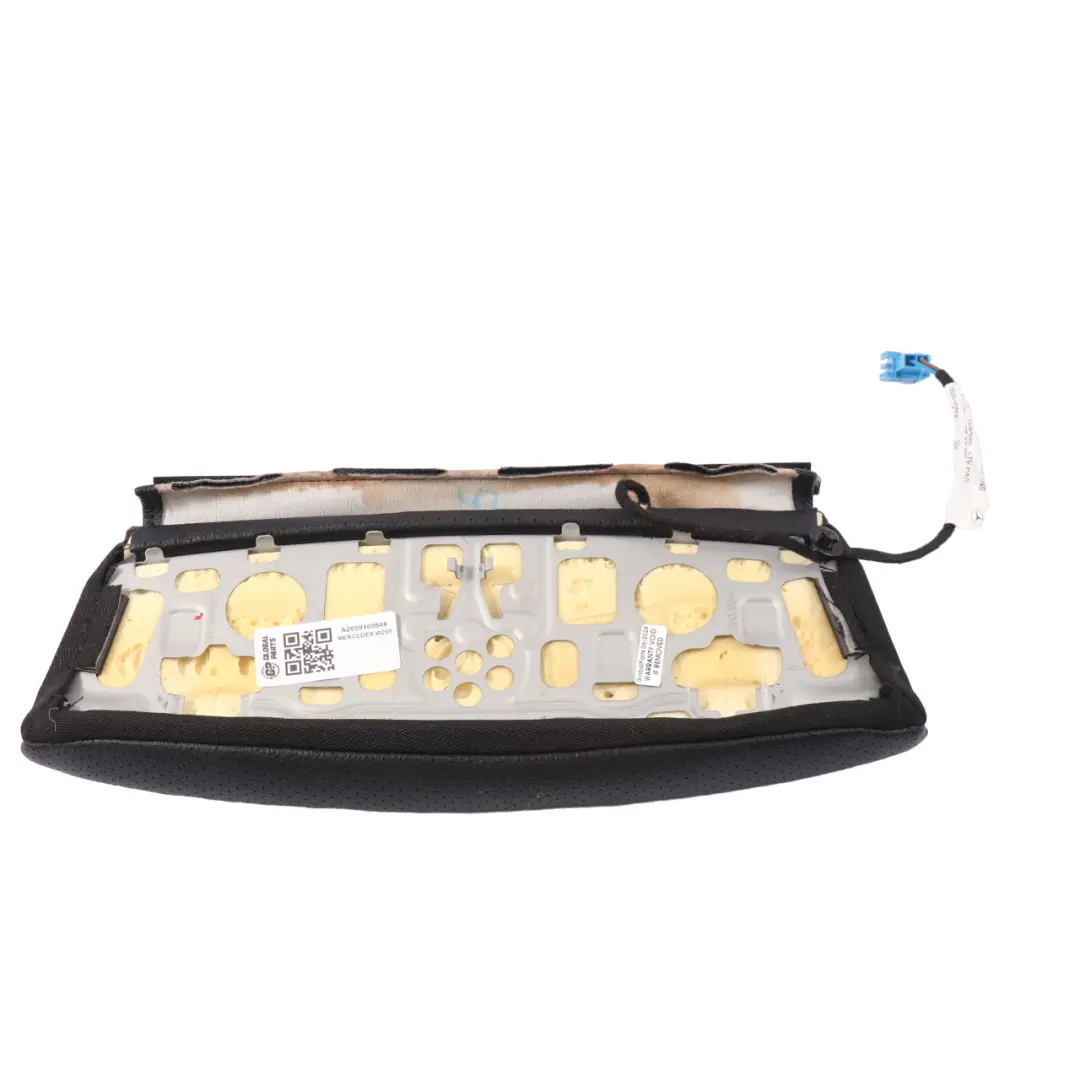 Mercedes W205 Sitz Oberschenkelauflage Leder beheizt Schwarz Vorne Links - SKU A2059100846 - Teilenummer A2059100846
