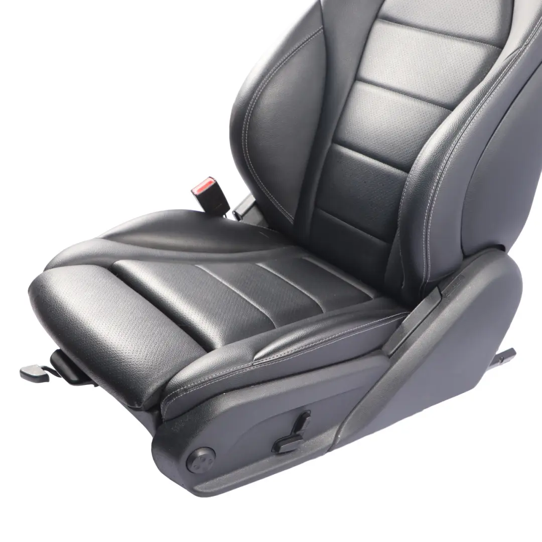  Siège en cuir Imiation Mercedes W205 S205 Chauffage avant gauche noir électrique - SKU A2059102611-3 - Numéro de pièce A2059102611