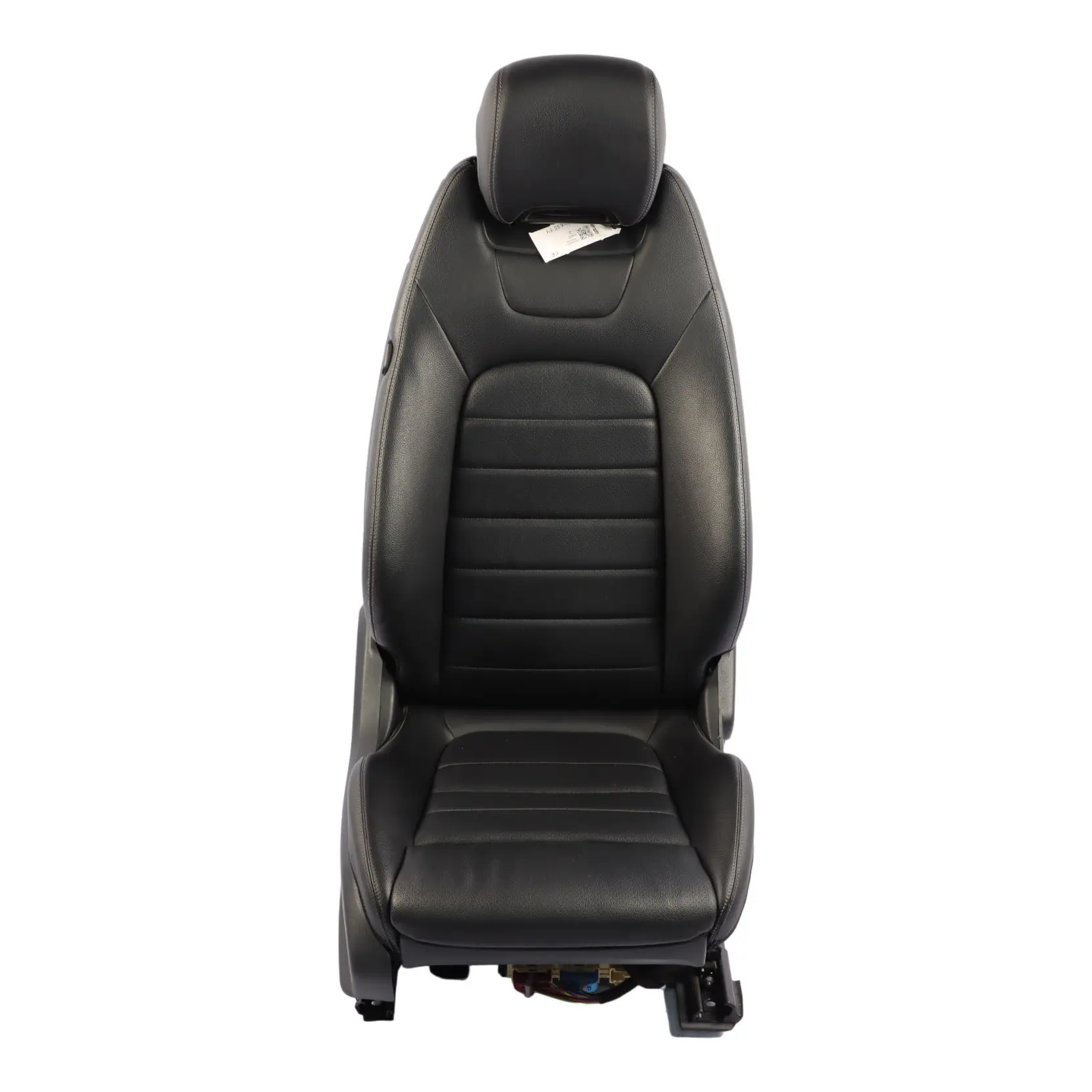 Mercedes C205 Sedile Anteriore Diritto Riscaldato Memoria Imiation Pelle Nero