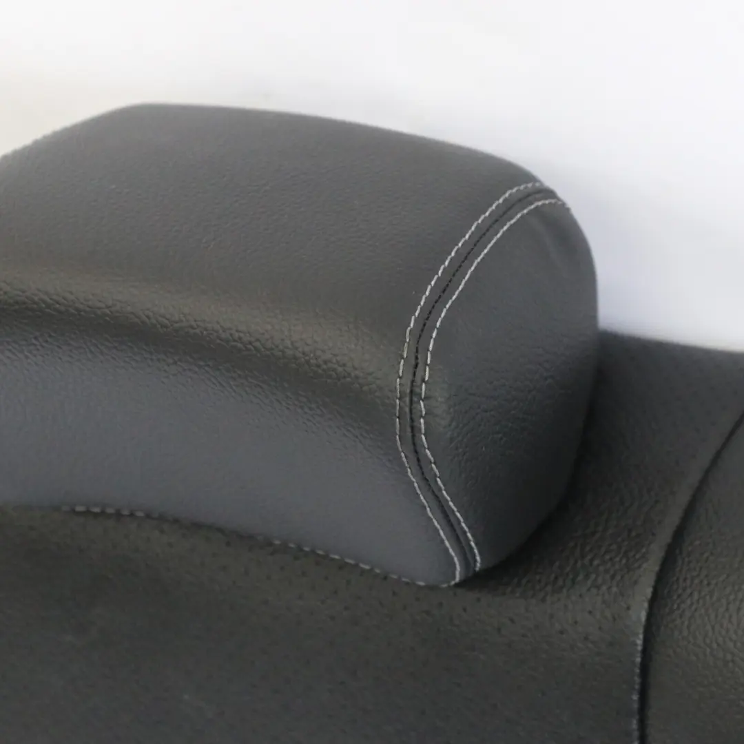 Mercedes W205 Rear Seat Backrest Left N/S Back Cover Black Imitation Leather - SKU A2059202360 - Part number A2059202360