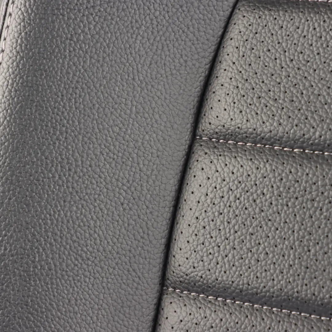 Backrest Left N/S Back Cover Imitation Leather Black to Mercedes A205 Rear Seat with Part number A2059203908 Mercedes A205 Rear Seat Backrest Left N/S Back Cover Imitation Leather Black - SKU A2059203908 - Part number A2059203908