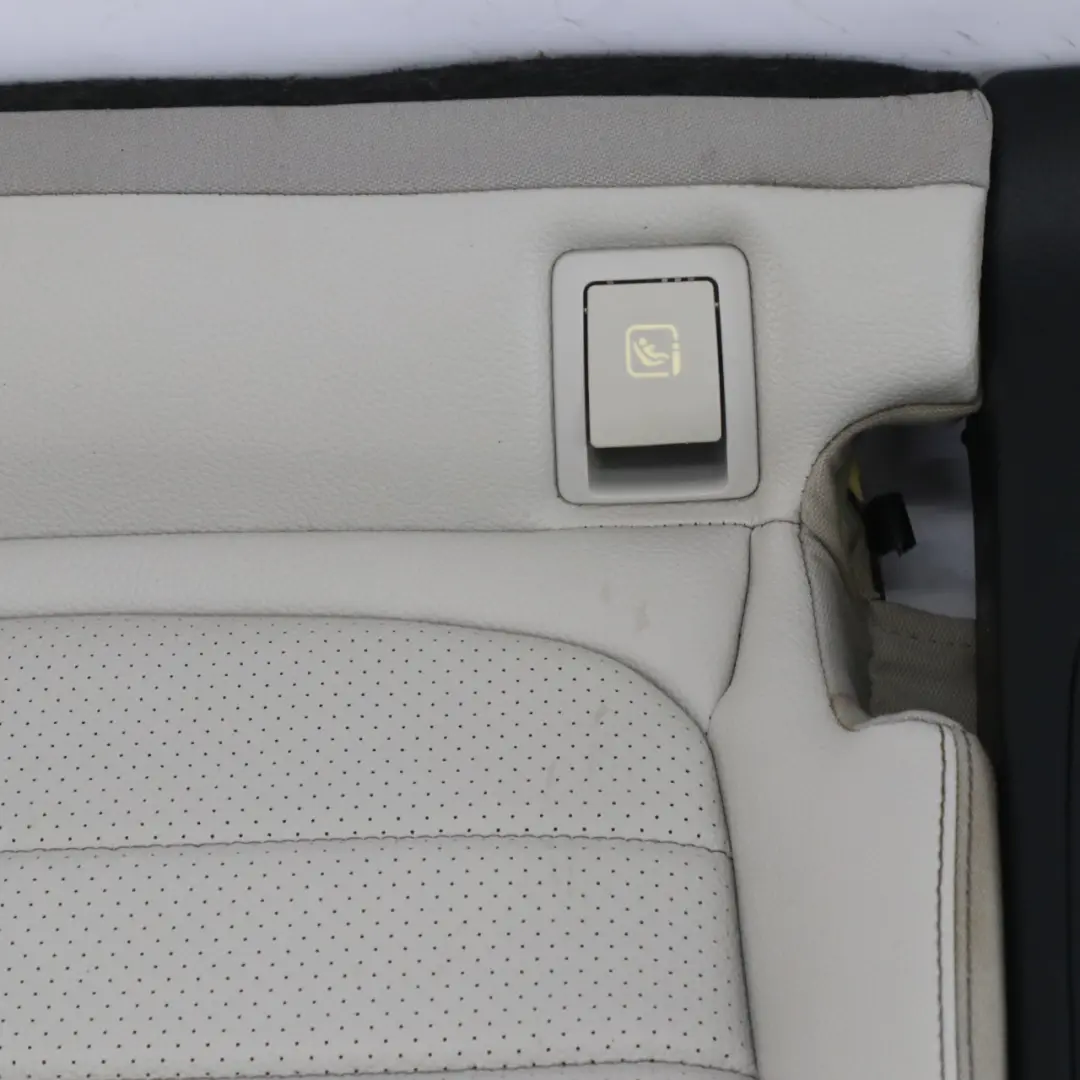 Mercedes C205 Rear Seat Bench Couch Covering Trim Grey Imitation Leather - SKU A2059206901-2 - Part number A2059206901