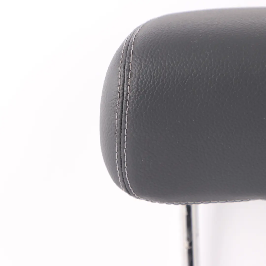 Mercedes W205 Seat Headrest Rear Backrest Central Head Rest Leather Black - SKU A2059701950 - Part number A2059701950