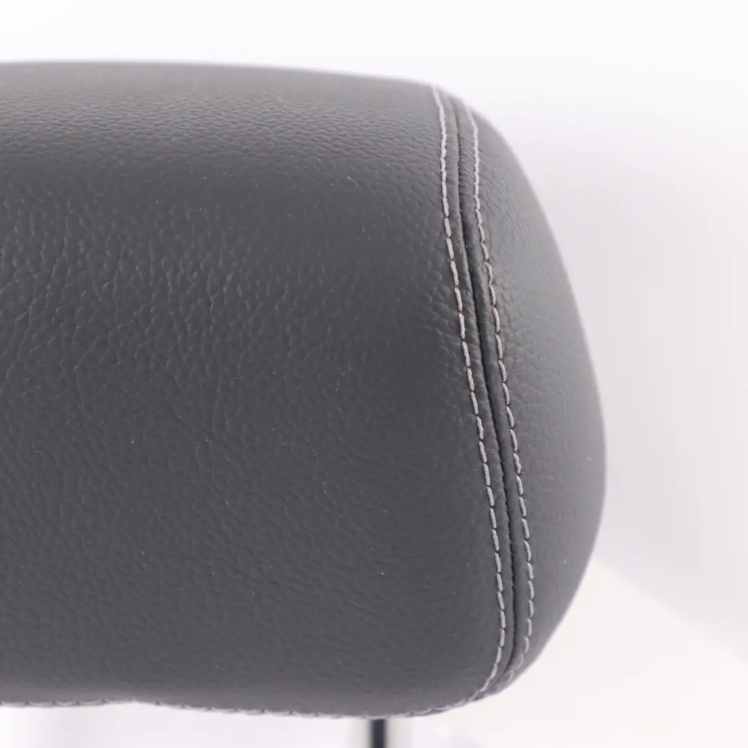 Mercedes W205 Seat Headrest Rear Backrest Central Head Rest Leather Black - SKU A2059701950 - Part number A2059701950