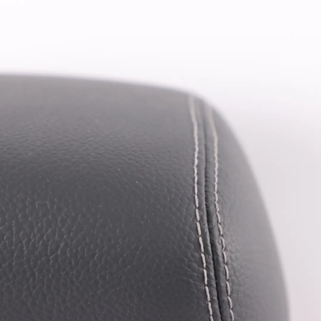 Mercedes W205 Seat Headrest Rear Backrest Central Head Rest Leather Black - SKU A2059701950 - Part number A2059701950