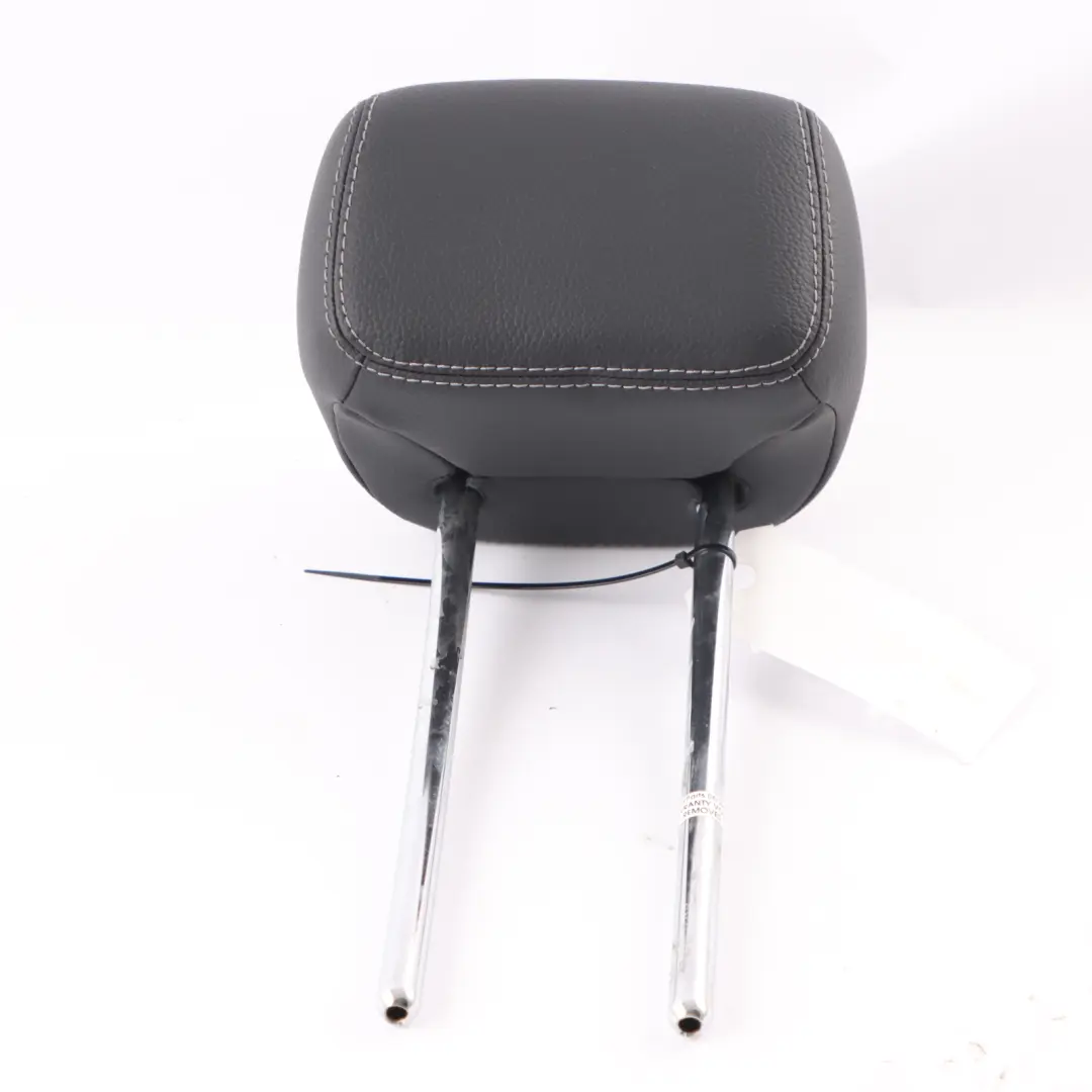 Mercedes W205 Seat Headrest Rear Backrest Central Head Rest Leather Black - SKU A2059701950 - Part number A2059701950
