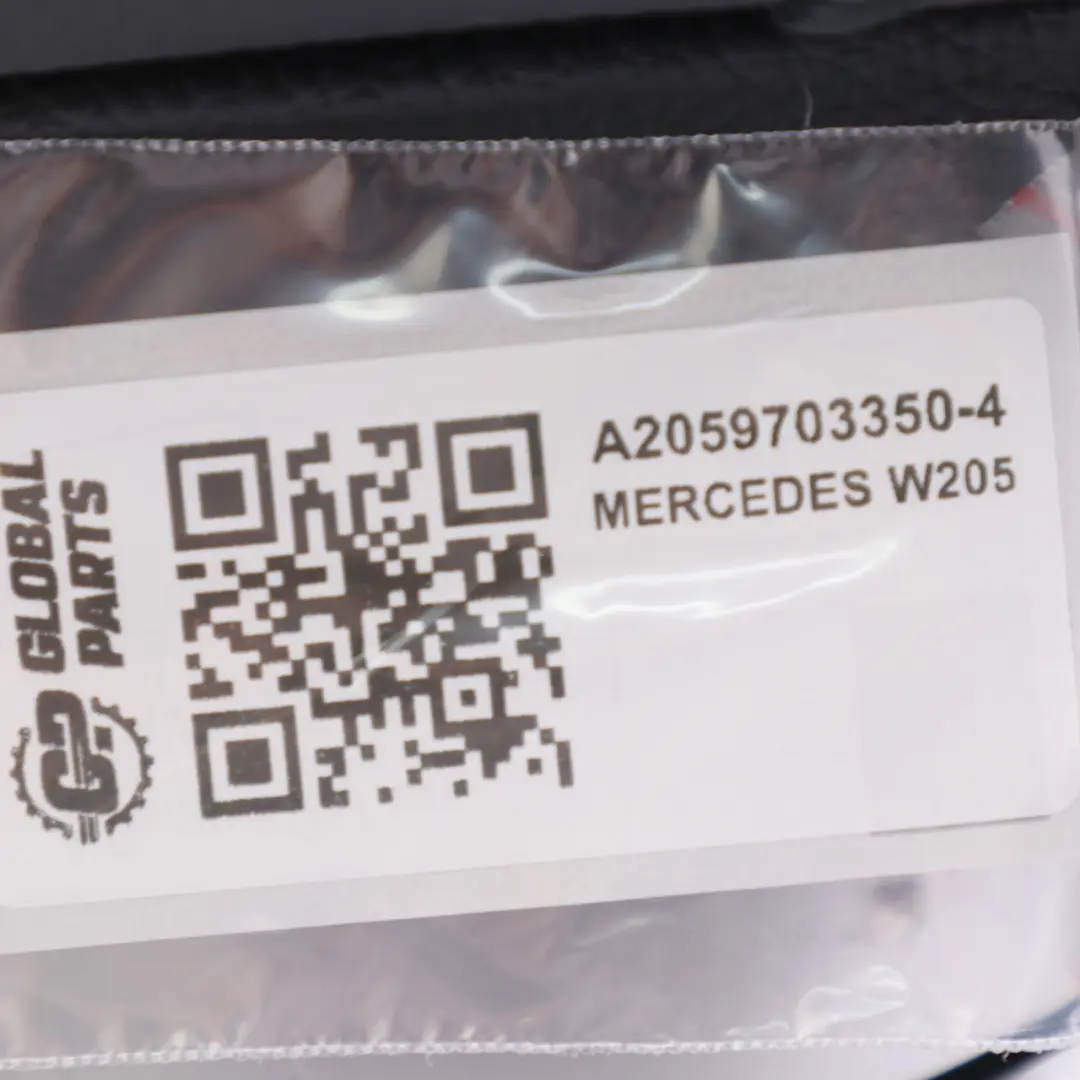 Headrest Mercedes W205 W213 Seat Front Left Right N/O/S Head Rest Leather Black to with Part number A2059703350 Headrest Mercedes W205 W213 Seat Front Left Right N/O/S Head Rest Leather Black - SKU A2059703350-4 - Part number A2059703350