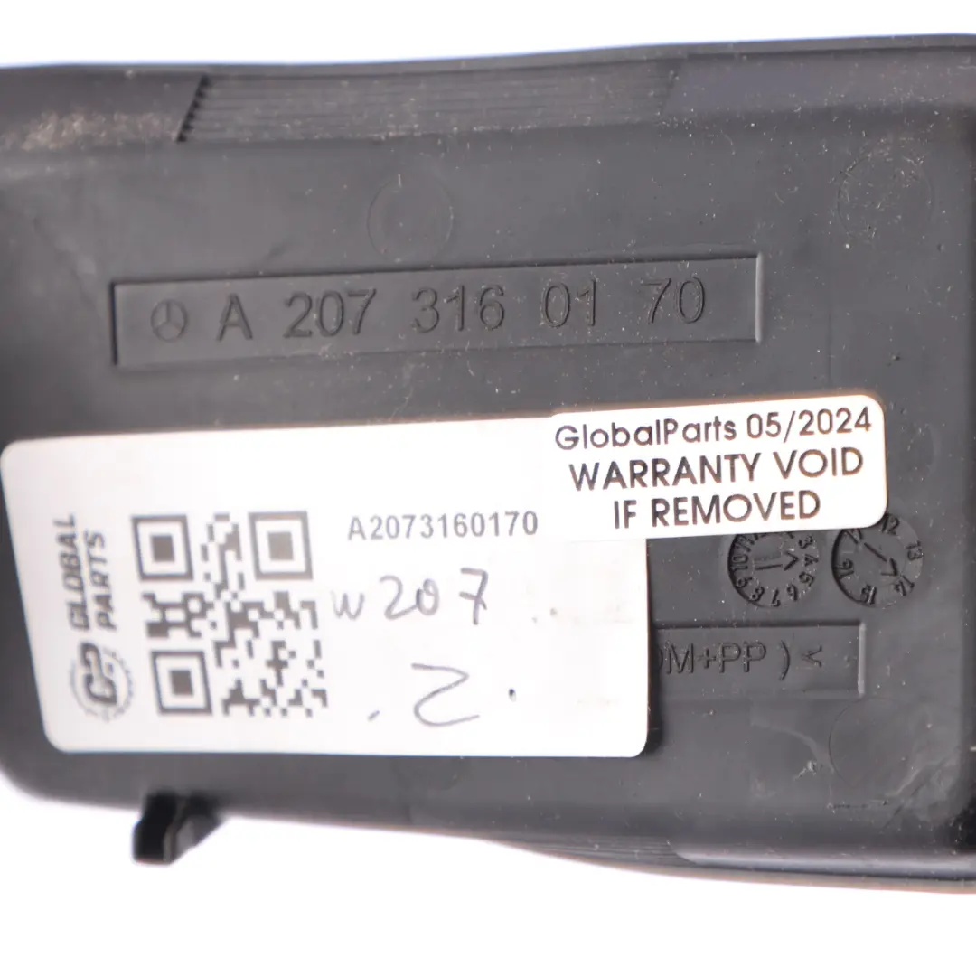 Mercedes W207 Mittelkonsole Einsatz Tablett Matte Gummi - SKU A2073160170 - Teilenummer A2073160170
