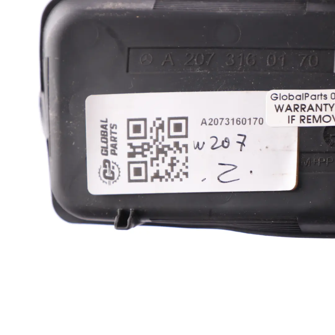 Mercedes W207 Mittelkonsole Einsatz Tablett Matte Gummi - SKU A2073160170 - Teilenummer A2073160170