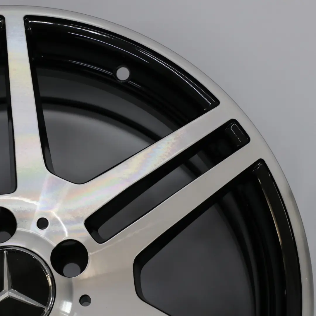 Mercedes C207 A207 AMG Front Black Alloy Wheel Rim 18" 8J ET:45 - SKU A2074011302-4 - Part number A2074011302