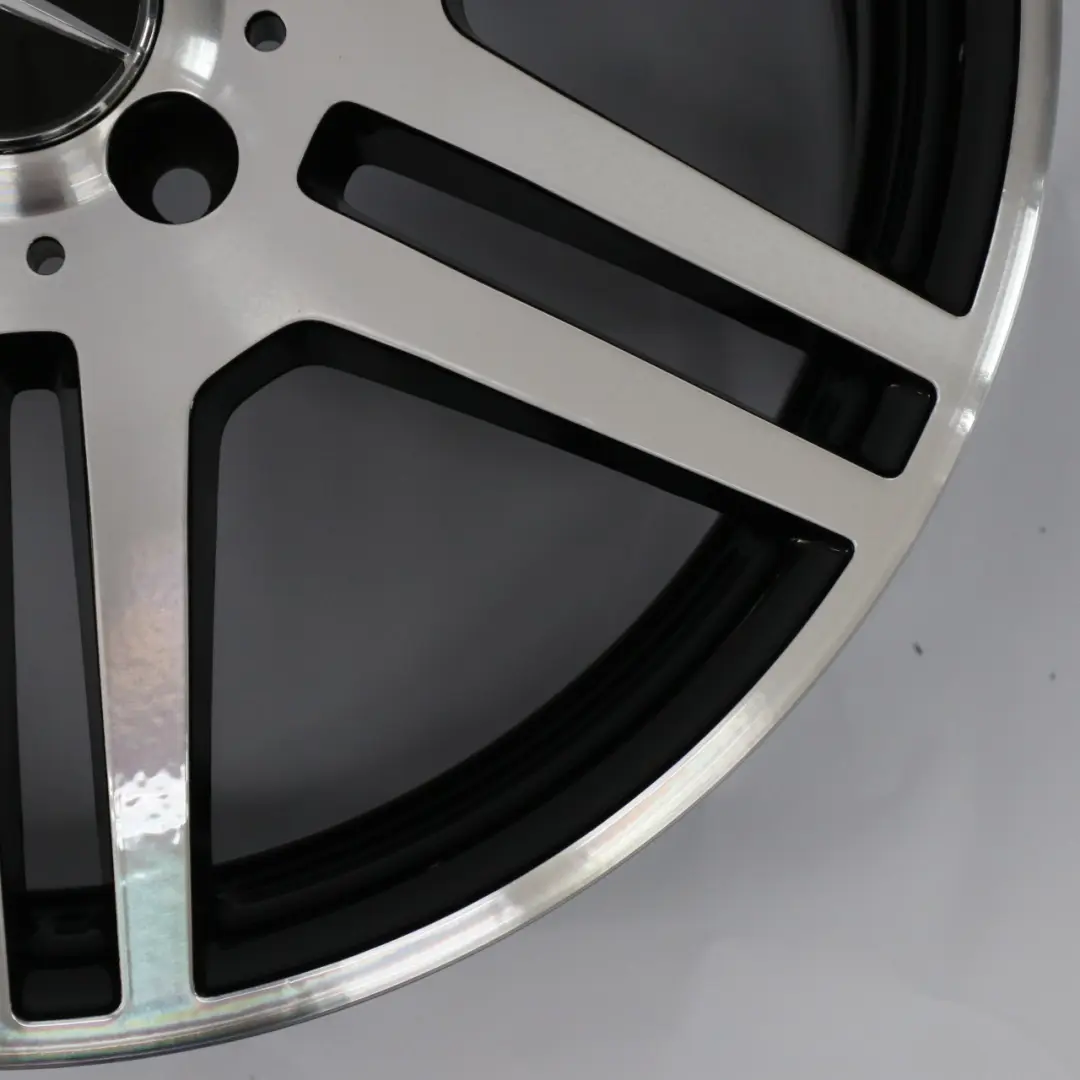 Front Black Alloy Wheel Rim 18" 8J ET:45 to Mercedes C207 A207 AMG with Part number A2074011302 Mercedes C207 A207 AMG Front Black Alloy Wheel Rim 18" 8J ET:45 - SKU A2074011302-4 - Part number A2074011302