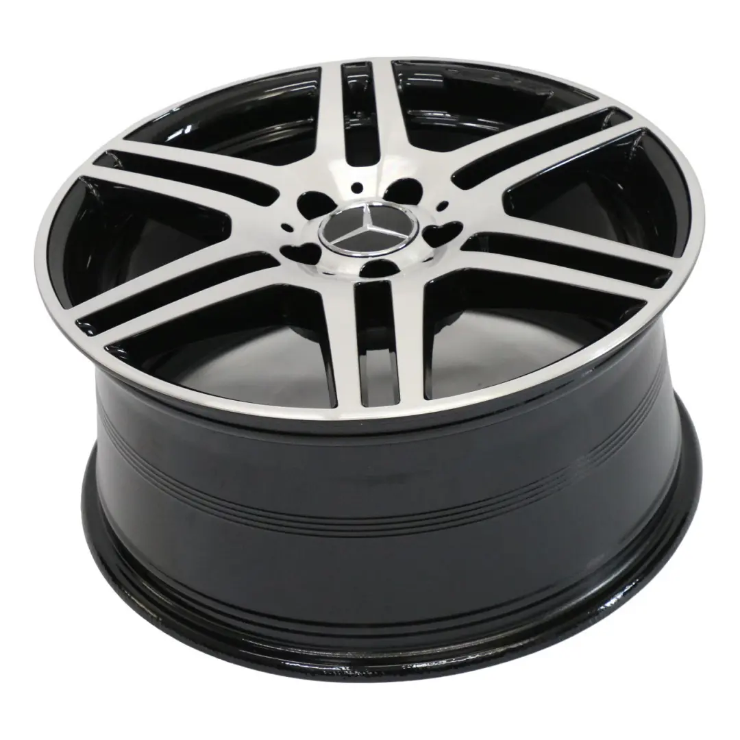 Mercedes C207 A207 AMG Jante arrière en alliage noir 18" 8.5J ET:49 - SKU A2074011402-6 - Numéro de pièce A2074011402