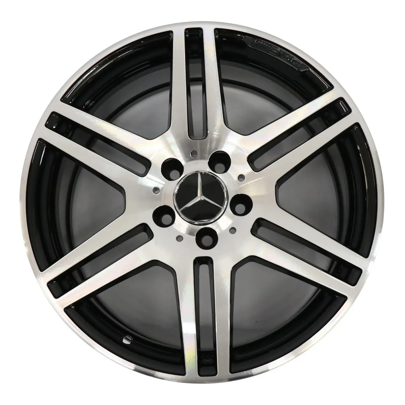 Mercedes C207 A207 AMG Llanta aleación trasera negra 18" 8.5J ET:49 A2074011402