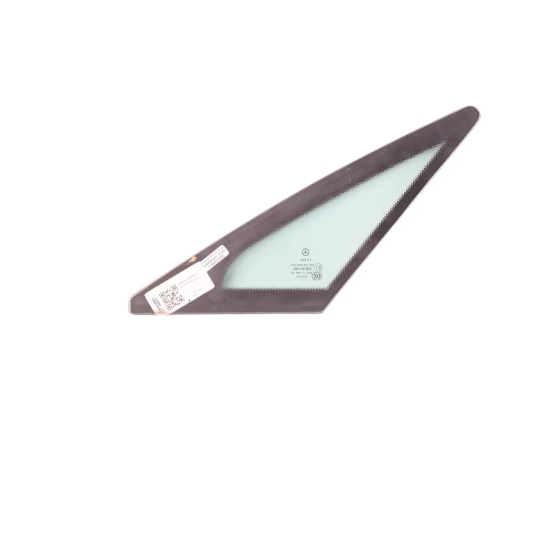 Mercedes C207 Quarter Side Window Rear Left N/S Seal Side Triangle Glass AS2 - SKU A2076700339-2 - Part number A2076700339