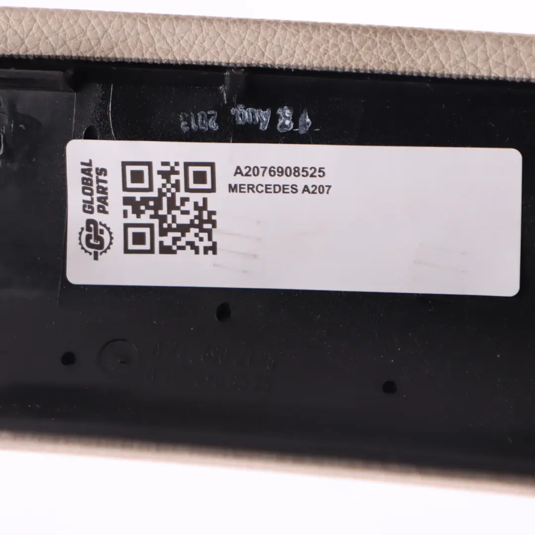 Mercedes A207 A-Pillar Trim Front Cover Left N/S Upper Panel Beige - SKU A2076908525 - Part number A2076908525