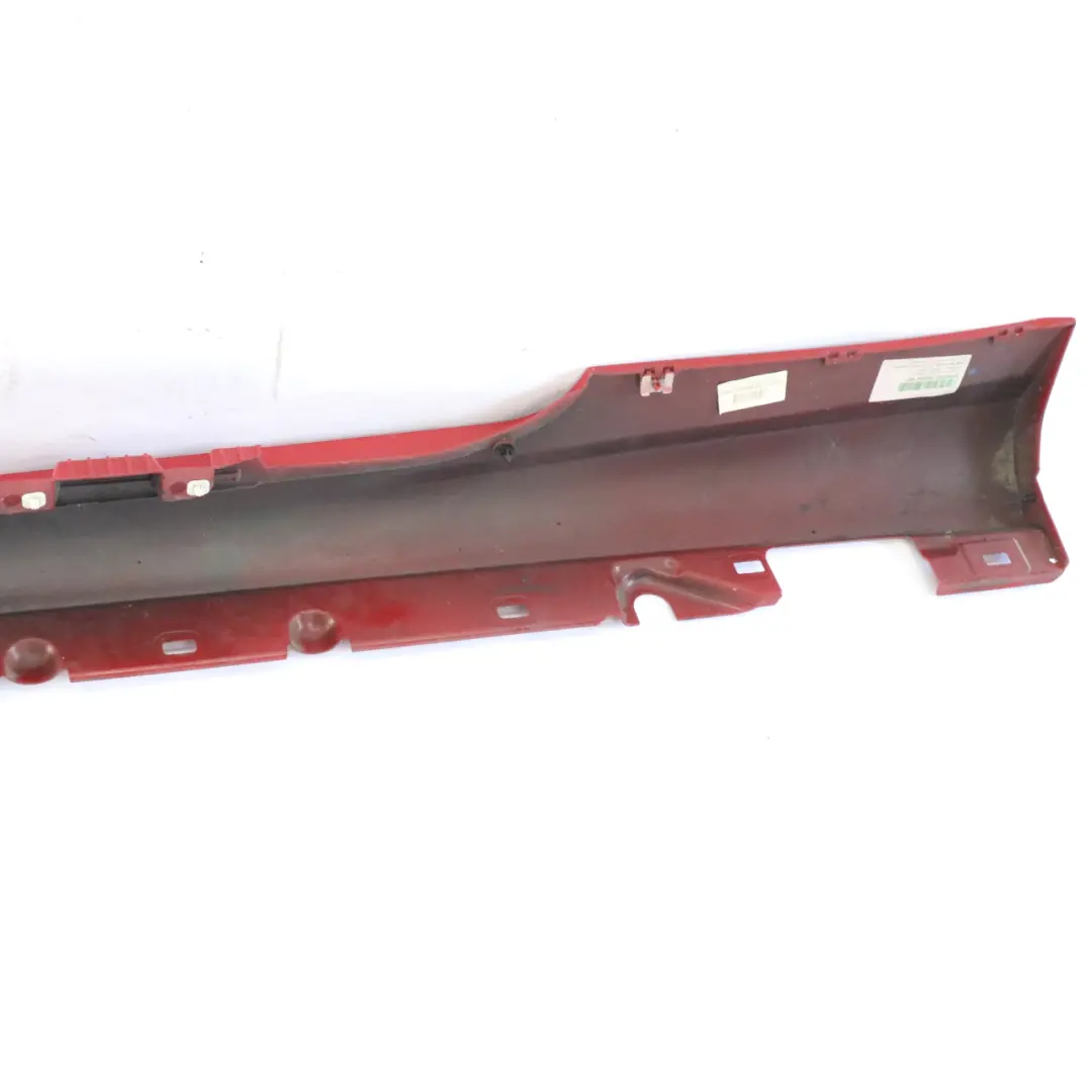 Mercedes W207 Side Skirt AMG Door Sill Cover Right O/S Feueropal Fire Opal - 590 - SKU A2076981454-FUP - Part number A2076981454
